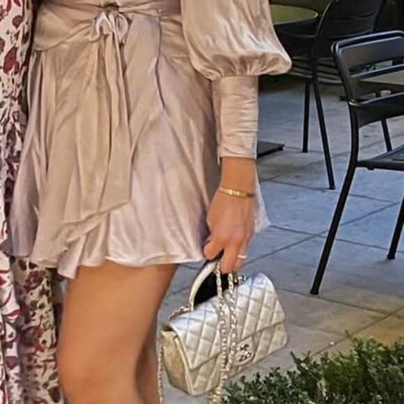 Zimmermann Silk Wrap Mini Dress - Picture 3 of 3